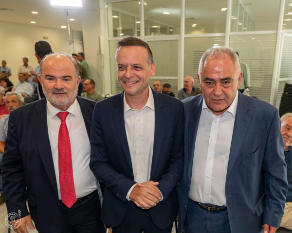 Οι δυο πρόεδροι στην εκδήλωση της ΕΛΑΣ