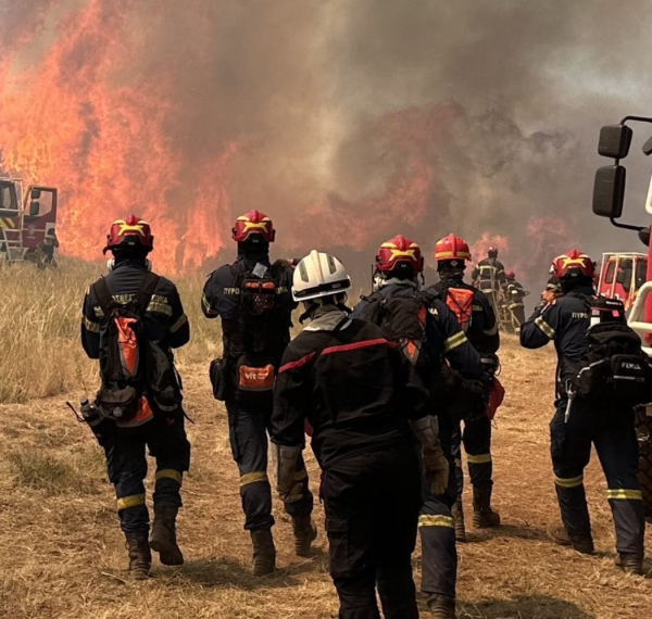 Φωτιές στη Νότια Γαλλία: Έλληνες πυροσβέστες επιχειρούν στο πύρινο μέτωπο (βίντεο - εικόνες)