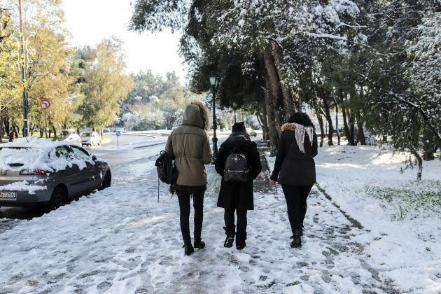 κακοκαιρια οδηγιες γγππ χιονι παγετος