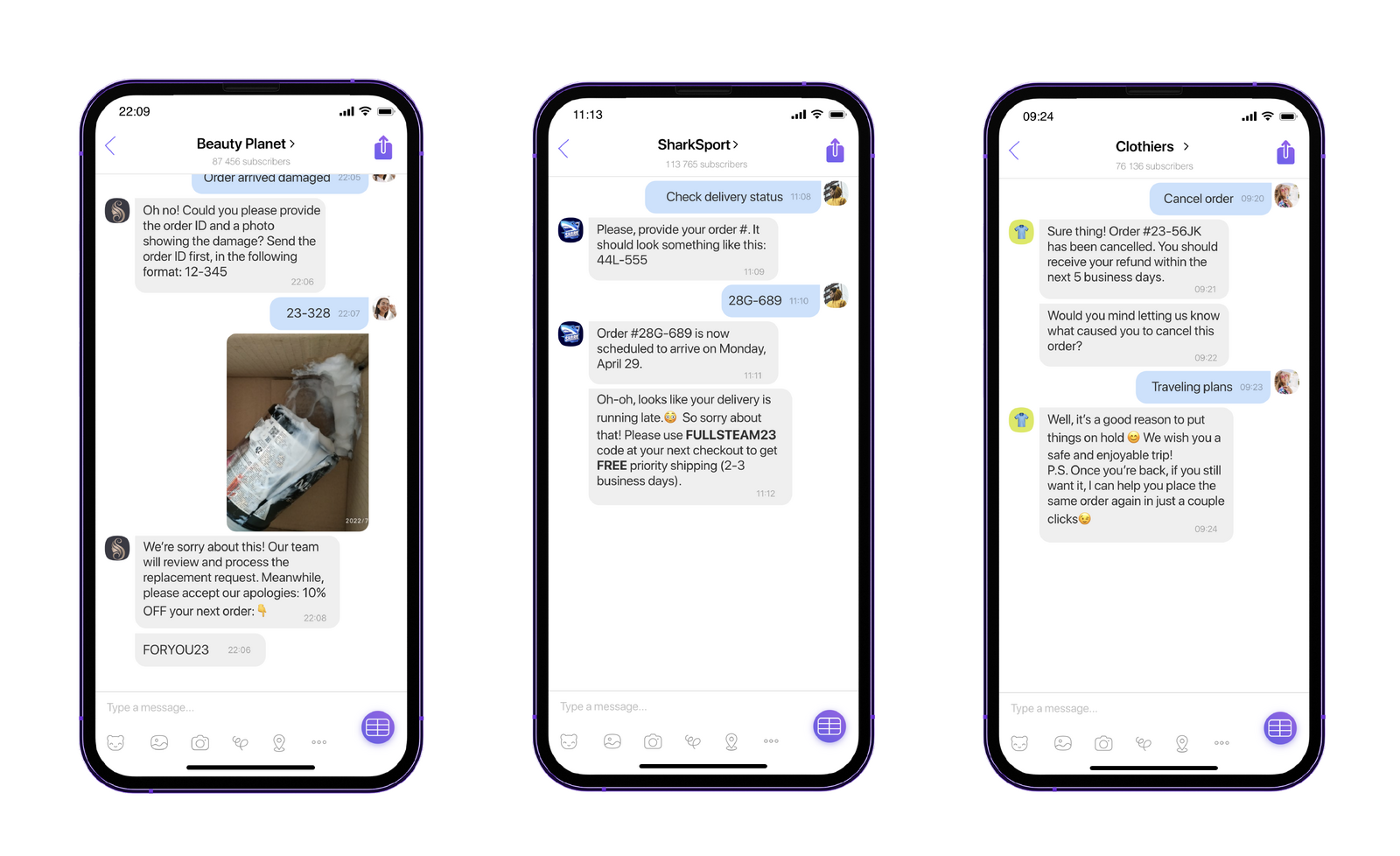Creating positive experiences via chatbots courtesy of Viber