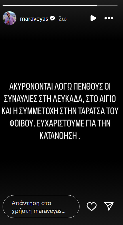 ΚΩΣΤΗΣ ΜΑΡΑΒΕΓΙΑΣ