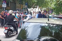 Άγρια συμπλοκή μεταξύ οδηγών στο κέντρο της Θεσσαλονίκης