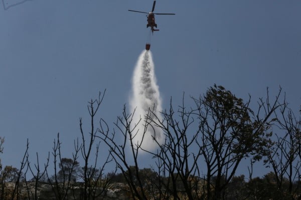 Σε δύσβατο σημείο η πυρκαγιά στα Ροδινά Ηλείας