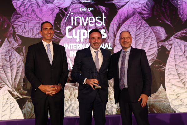Βράβευση του Χριστόφορου Παπαχριστοφόρου και της Mediterranean Hospitality Venture PLC στα 12th Invest Cyprus International Investment Awards