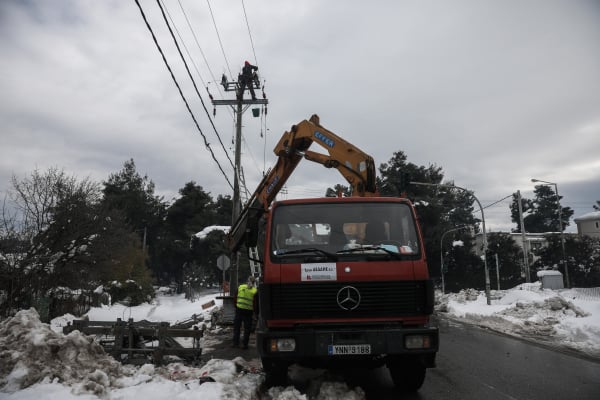 ΔΕΔΔΗΕ: Αναβάλλονται οι προγραμματισμένες διακοπές ρεύματος στις περιοχές που θα πλήξει η κακοκαιρία Μπάρμπαρα