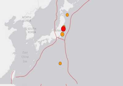 Ισχυρότατος σεισμός έπληξε την Ιαπωνία - Tσουνάμι στην Φουκουσίμα