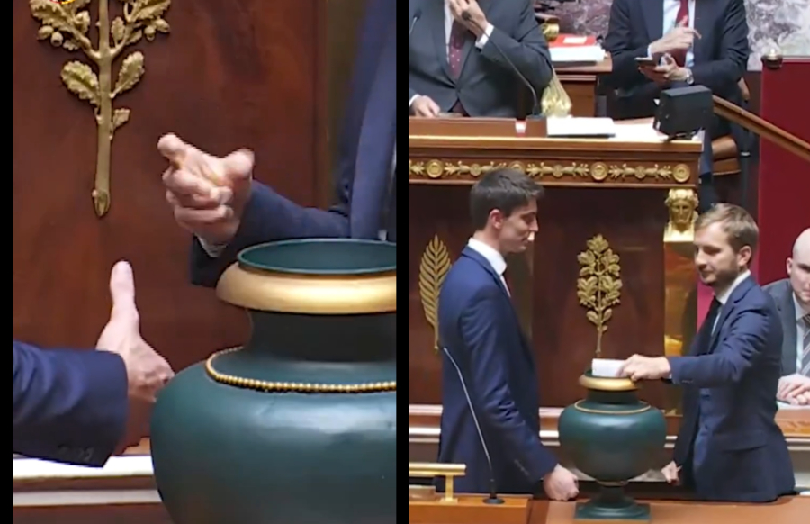 Viral ο Γάλλος βουλευτής που έπαιξε «πέτρα μολύβι χαρτί» για να μην δώσει το χέρι σε ακροδεξιό