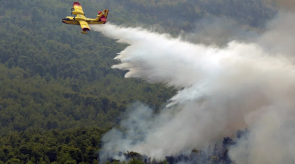 Νέα φωτιά τώρα στην Κεφαλονιά, κοντά σε σπίτια