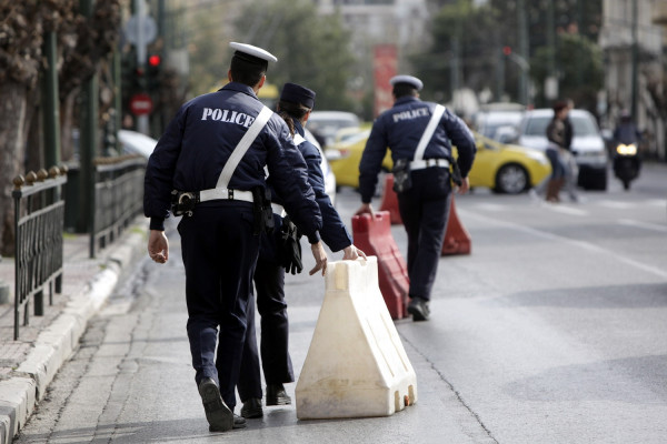 Κυκλοφοριακές ρυθμίσεις το μεσημέρι στο κέντρο της Αθήνας