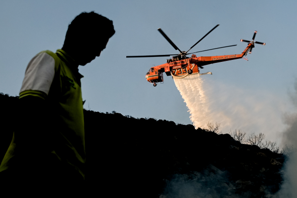 Φωτιά στην Θάσο: Σε σύλληψη μετατράπηκε η προσαγωγή 65χρονου για εμπρησμό