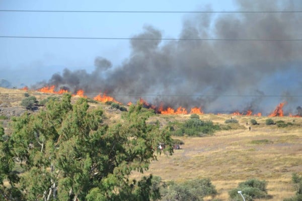 Ζάκυνθος: Μαίνεται η πυρκαγιά στο χωριό Λαγοπόδο