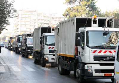 Έκκληση στους Θεσσαλονικείς να μην κατεβάζουν ογκώδη αντικείμενα στους κάδους τις ημέρες αργίας