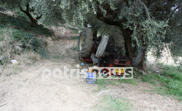 Σοβαρό ατύχημα στον Πύργο - Ηλικιωμένος καταπλακώθηκε από το τρακτέρ του