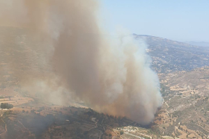 Μεγάλη φωτιά στην Πάφο, εκκενώσεις χωριών - Βοήθεια από Ελλάδα, Ισραήλ, Ιορδανία