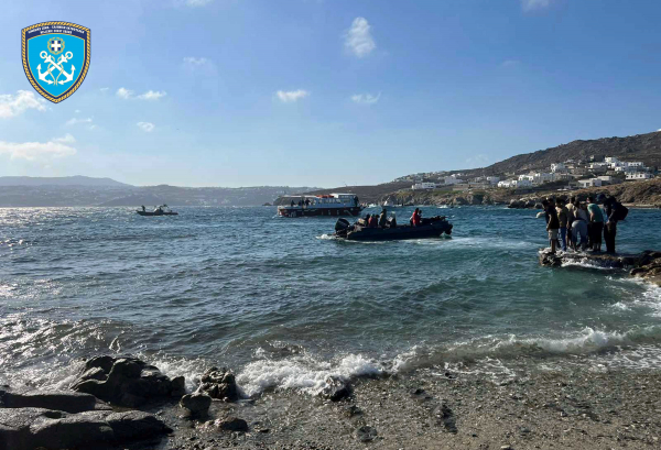 Ναυάγιο στη Μύκονο: Βίντεο από τη διάσωση 108 μεταναστών, συνεχίζονται οι έρευνες για αγνοούμενους