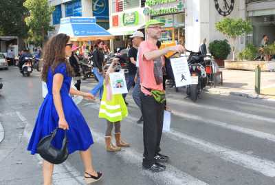 Διεκδίκησαν το αυτονόητο, την προτεραιότητα των πεζών