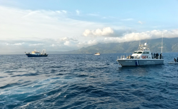 Σε εξέλιξη επιχείρηση διάσωσης μεταναστών ανοιχτά της Ρόδου