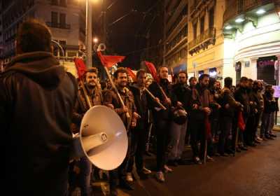 Πορεία προς τη Βουλή κατά της κυβερνητικής πολιτικής