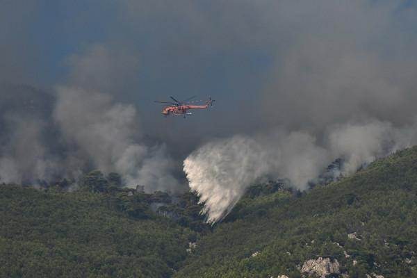 Φωτιά στη Ζάκυνθο: Όπως φαίνεται από τον δορυφόρο (pic)