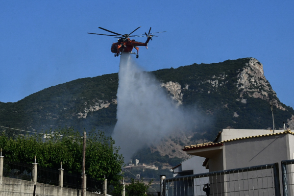 Πάτρα: Κόπασε η φωτιά στη Δροσιά, οριοθετήθηκε αυτή στον Προφήτη Ηλία