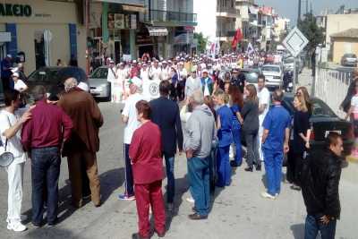 Με σταθμό στα Μέγαρα η πορεία κατά της ανεργίας 