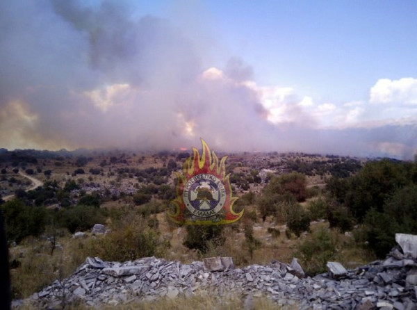 Φωτιά στη Ζίτσα Ιωαννίνων (pics+vid)