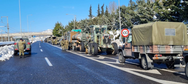 Ανοιχτοί οι δρόμοι στη λεωφόρο Πάρνηθος, Διονύσου και Φυλής