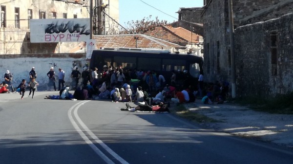 Νέα κινητοποίηση μεταναστών και προσφύγων από τον καταυλισμό της Μόριας