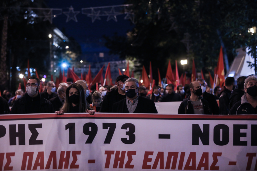 Πολυτεχνείο-Κουτσούμπας: «Επίκαιρα και στις μέρες μας τα μηνύματα της εξέγερσης»