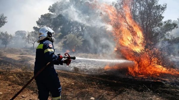 Φωτιά τώρα στη Φλώρινα, σηκώθηκαν εναέρια