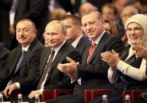 «Χέρι-χέρι» Πούτιν και Ερντογάν στη Σύνοδο του Παγκόσμιου Συμβουλίου Ενέργειας
