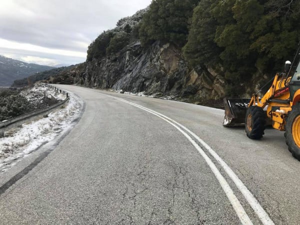 Εργασίες συντήρησης στην επ. οδό Θεσσαλονίκης-Χορτιάτη