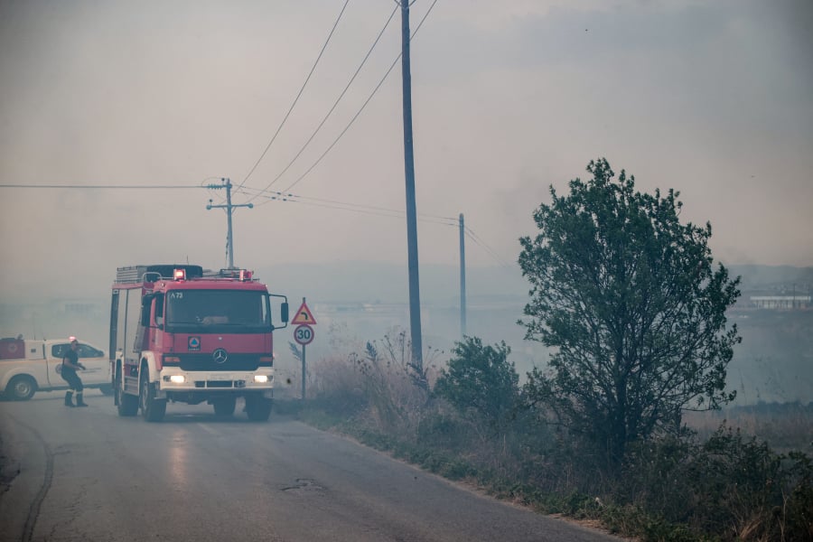 Υπό μερικό έλεγχο η φωτιά σε δάσος στην περιοχή Φροσύνη της Θεσπρωτίας