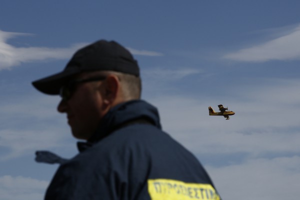 Μεγάλη άσκηση πυρόσβεσης στον Διόνυσο