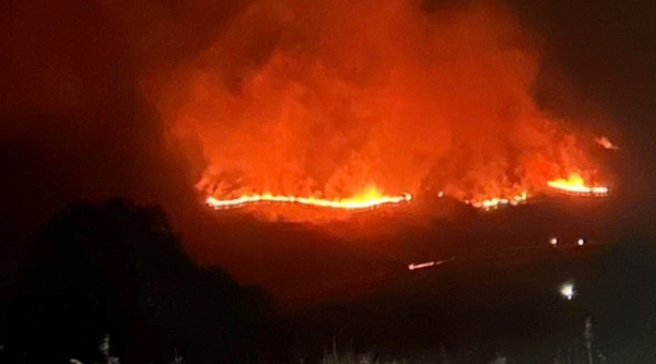 Φωτιά στις Σέρρες: Συνεχίζεται η μάχη στο Αχλαδοχώρι - Εστάλη 112 τα ξημερώματα