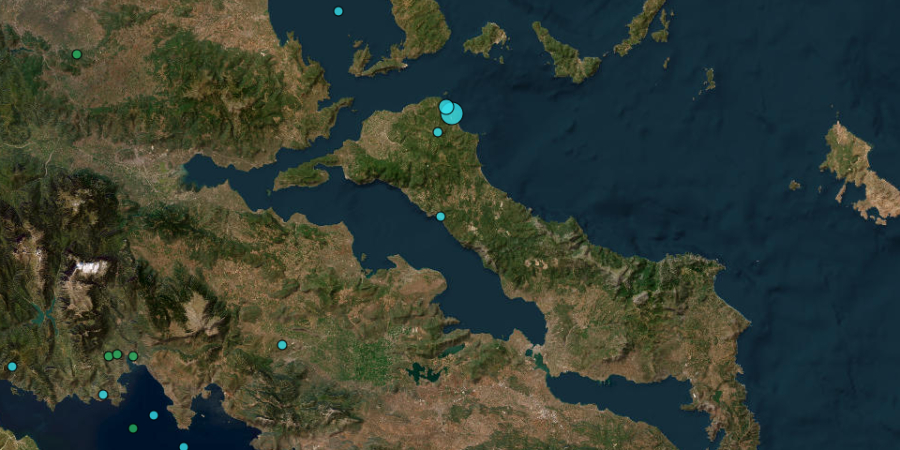 Διπλός σεισμός τώρα στην Εύβοια