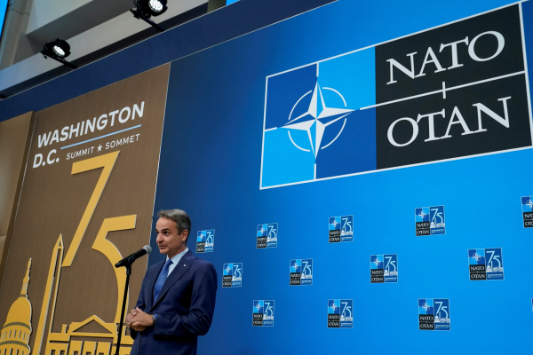 Mητσοτάκης στη Σύνοδο Κορυφής ΝΑΤΟ: Υποστηρίζουμε την Ουκρανία για όσο χρειαστεί