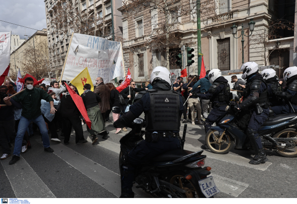 Νέα επεισόδια στο κέντρο της Αθήνας, πέντε συλλήψεις