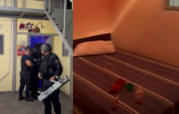 Βίντεο: Η στιγμή που αστυνομικοί μπαίνουν σε οίκο ανοχής στο Μεταξουργείο όπου δρούσε το κύκλωμα μαστροπείας