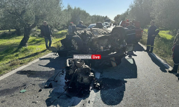 Νεκρός ένας 82χρονος μετά από πρόσκρουση σε ελαιόδεντρο στην Μεσσηνία