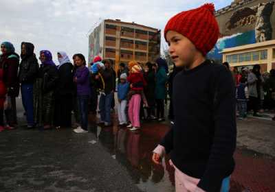 Ένα σχολείο προσφύγων στη Μυρσίνη Ηλείας 