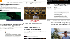 Bloomberg, BBC, Reuters, Politico, Haaretz, France24, Aljazeera - Πρωτοσέλιδο οι υποκλοπές