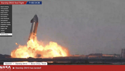 Εξερράγη και ο τρίτος πύραυλος Starship του Έλον Μασκ (vid)