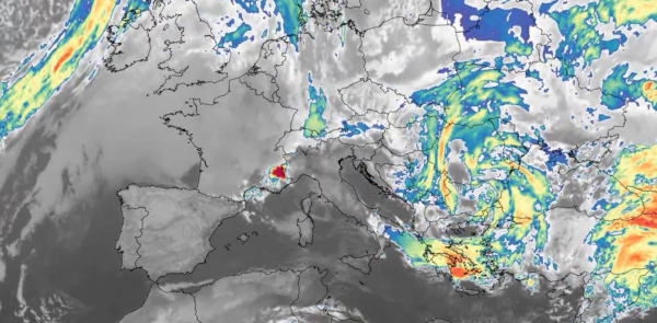 Meteo: Δείτε την απίστευτη ταχύτητα με την οποία κινείται η κακοκαιρία «Μπάρμπαρα»