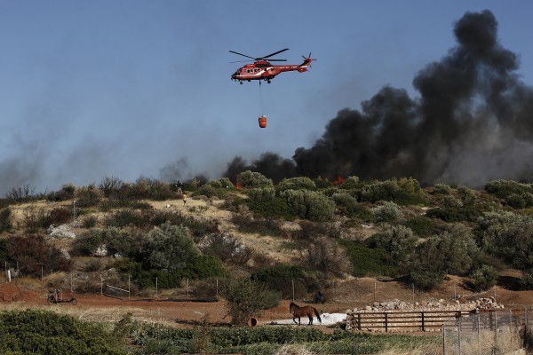 Υπό πλήρη έλεγχο η φωτιά στις ορεινές περιοχές της Καβάλας