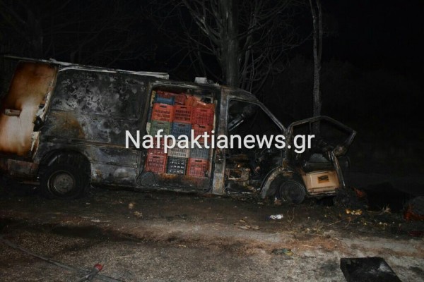 Απανθρακώθηκε οδηγός σε σοκαριστικό τροχαίο στο Αντίρριο