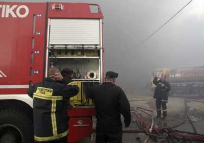 Υπό μερικό έλεγχο πυρκαγιά κοντά στις αρχαιότητες της Κνωσσού