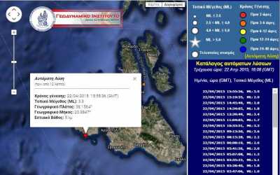 Σεισμός 3.9 Ρίχτερ στο Αργοστόλι