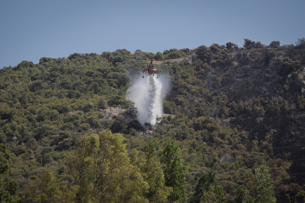 Φωτιά στα Κύθηρα: Σε ύφεση η πυρκαγιά - Επιχείρηση της Πυροσβεστικής για τυχόν αναζωπυρώσεις