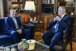 Συνάντηση Τσίπρα - Τασούλα στο Προεδρικό Μέγαρο